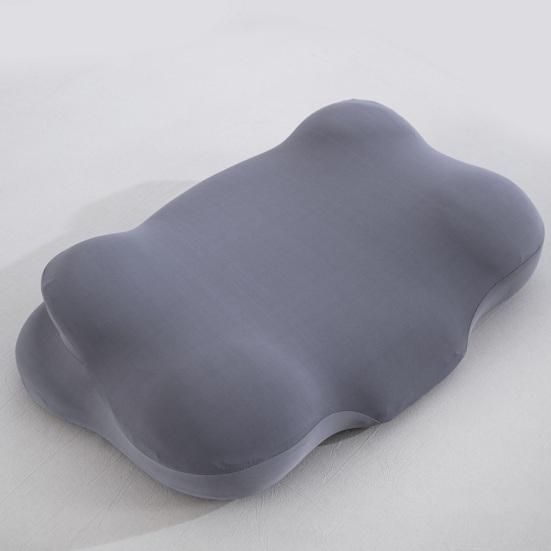 Ergonomický spací polštář z paměťové pěny Cloud Contour Polštář s dvojí výškou pro podporu krku s tunelem na ruce pro spáče na boku, zádech a břiše