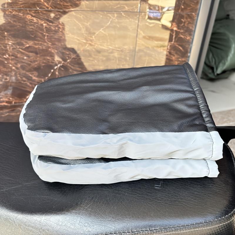 

Мотоциклетные ручки Сверхпрочная толстая теплая рукоятка из ПУ кожи с застежкой-ремнем с пряжкой Reflective Strip