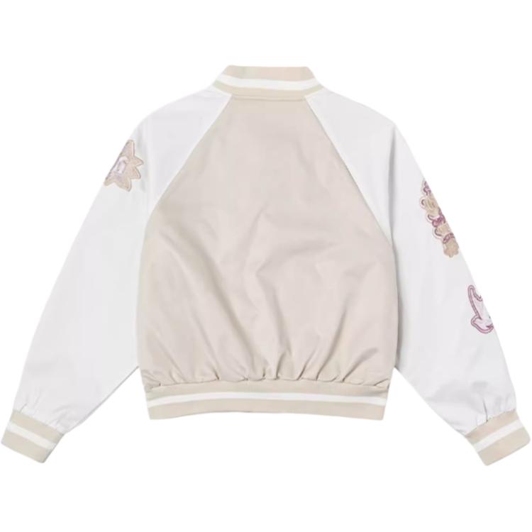 New Vans Baseball Jacket Women's Oat VN000P3J2N1