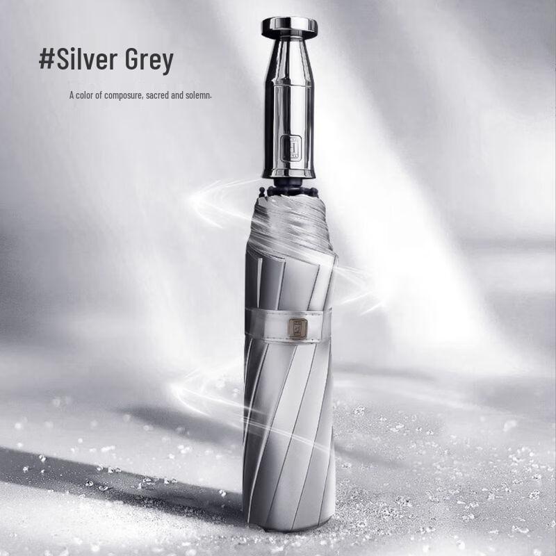 Automatic 10-Rib UV Protection 3-Fold Umbrella