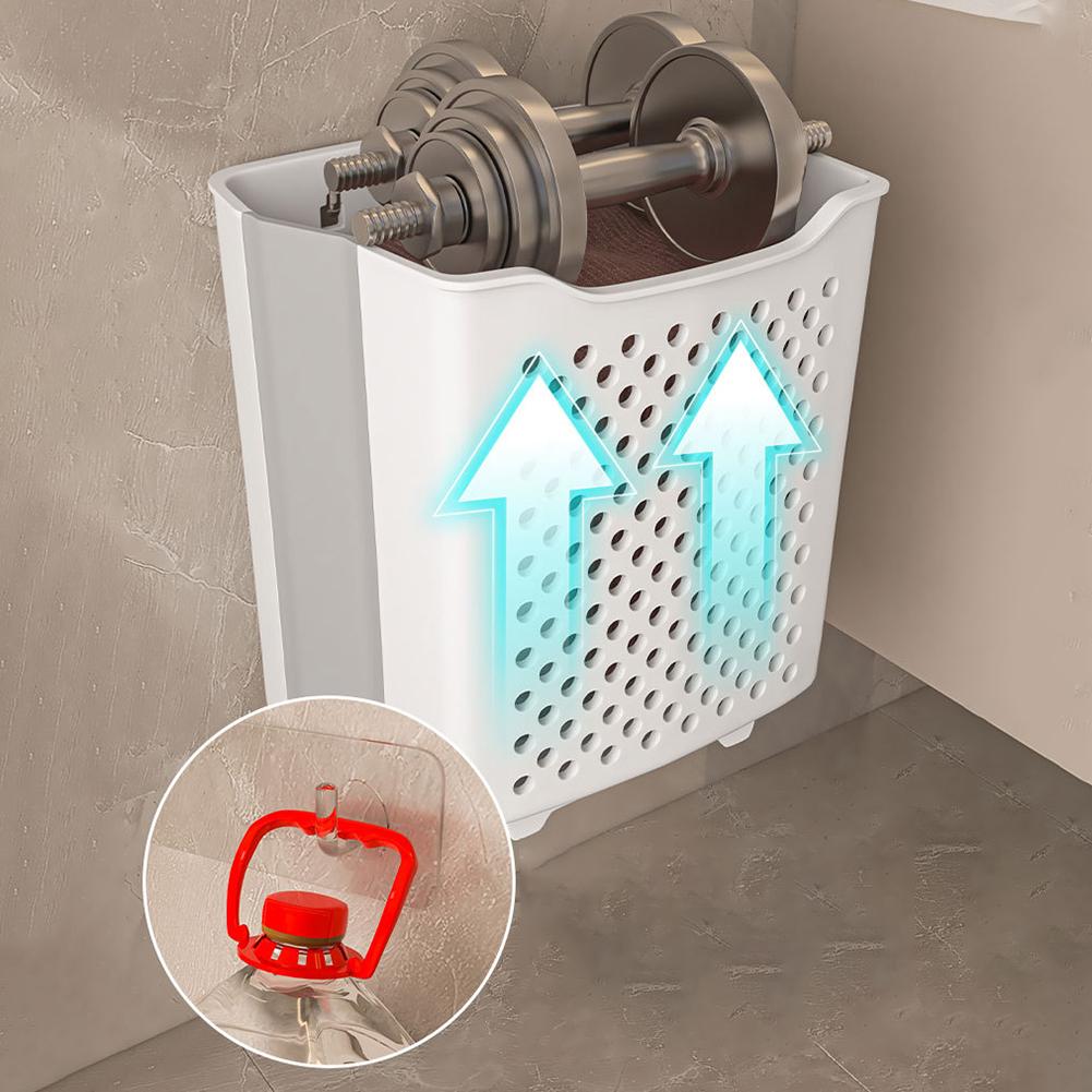 Foldable Wall Hanging Laundry Basket Suitable for All Living Spaces