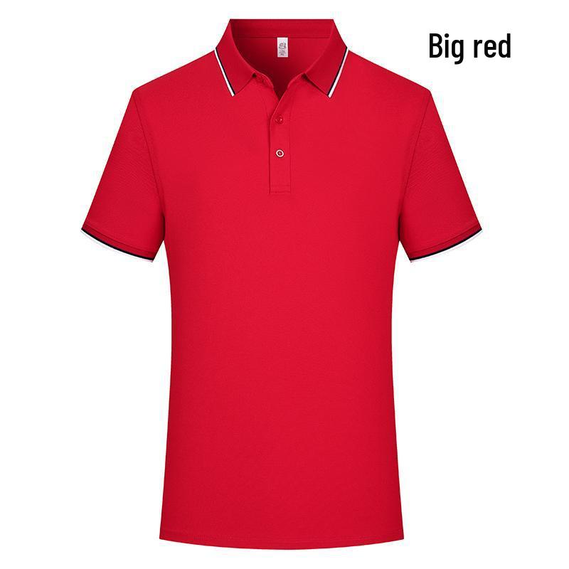 Quick-Dry Ice Silk Custom Corporate Polo Shirt with Logo for Team Activities