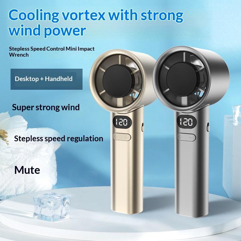 HOMEFISH Taşınabilir El Fanı USB Şarj Edilebilir Yüksek Hızlı Elektrikli Soğutma Fanı Kişisel Kullanım İçin