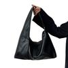 Soft PU Leather Tote Bag Women Spacious Crossbody Shoulder With Zip Casual Street Style