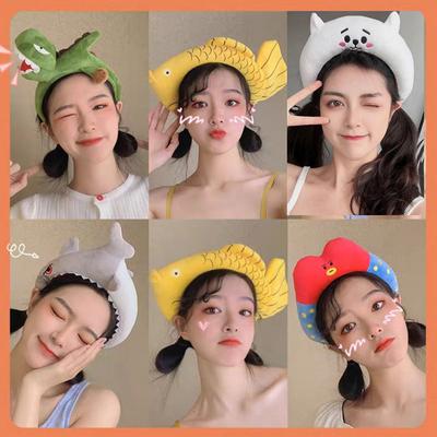 Unisex Übergroßes Cartoon-Stirnband mit breiter Krempe, neues süßes Tier-Stirnband, Haarreifen, Kopfbedeckung