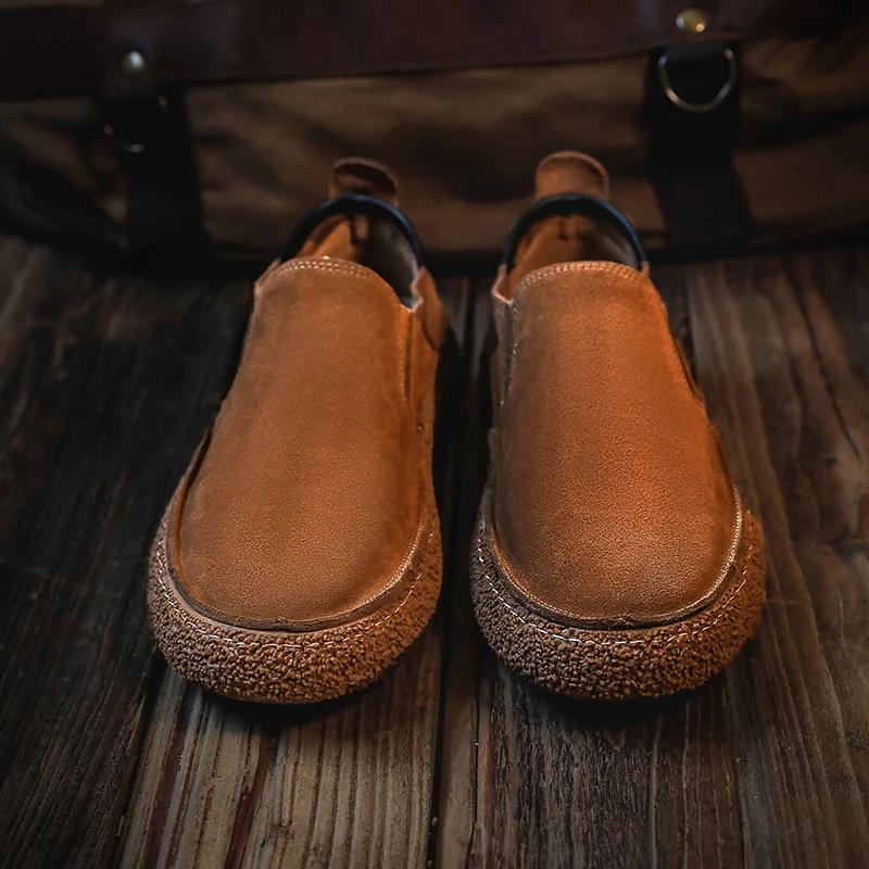 High Quality Classic Men Loafers Men Casual Stylish Mens Lightweight Slip On Shoes Men Round Toe Comfy Abiye Flat Shoes