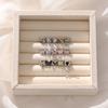 Shiny Colorful Crystal Butterfly Bow Knot Heart Italian Charm Links Fit 9mm Stainless Steel Bracelet Women Y2K DIY Making Gift