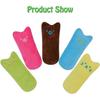 Catnip Plush Toys 10 Pcs Plush Thumb Shaped Cat Toys Interactive Chew Toys Catnip Toys Set Plush Toys Suitable for All Cats and Kittens