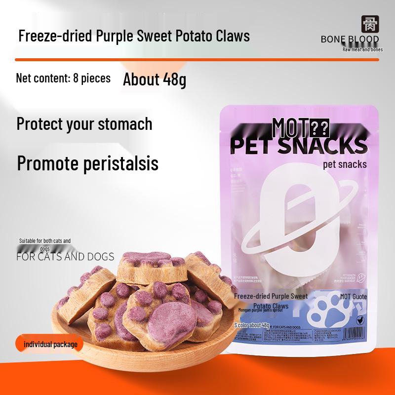 

Сублимированные кошачьи лакомства MOT: Печенье «Лапки» и мясные котлетки «Косточка»