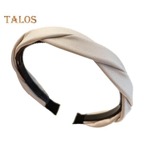 

Плетеная повязка на голову, нескользящая, однотонная, широкая, для волос, для мытья лица, для макияжа, женские аксессуары для волос, головной убор для девочек, реквизит для фотосъемки бежевый