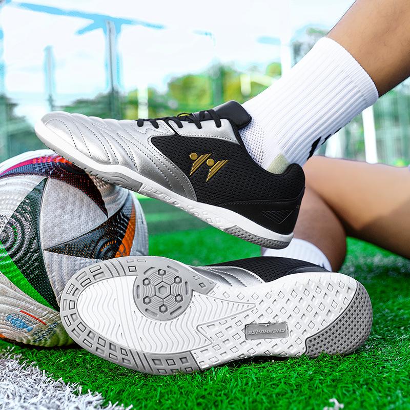 Unisex Indoor Soccer Shoes: Flat Sole for Cement & Wooden Floors - Perfect for Youth, Men, Women, and Students