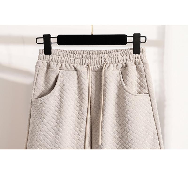 DIMANAF 2025 Herbst Winter Übergröße Damen Hose Damen Lange Hose Übergroß Locker Lässig Unterteile Dick