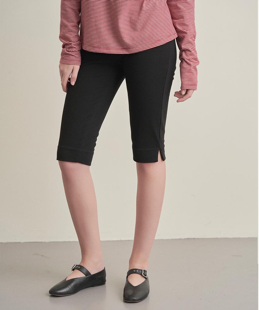Iteoneolmomeonteu Signature Biker Pants _ Black