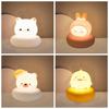 USB Rechargeable Animal Night Light 3 Level Dimmable Breastfeeding Nightlight New Nursery Lamp
