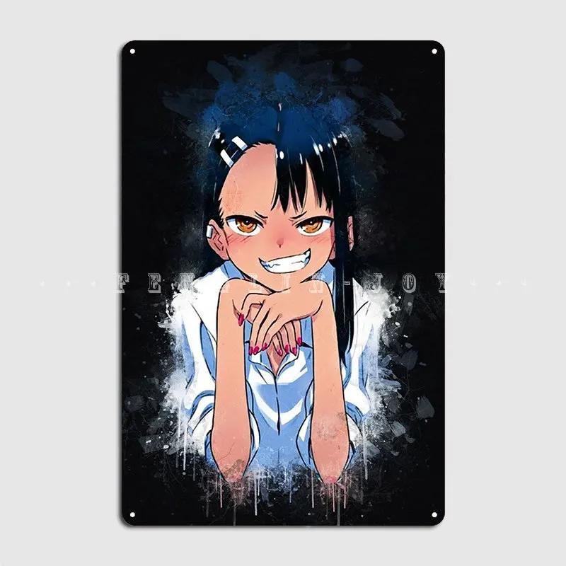Hayase Nagatoro Metal Plaque Poster Living Room Wall Plaque Wall Cave Classic Tin Sign Poster