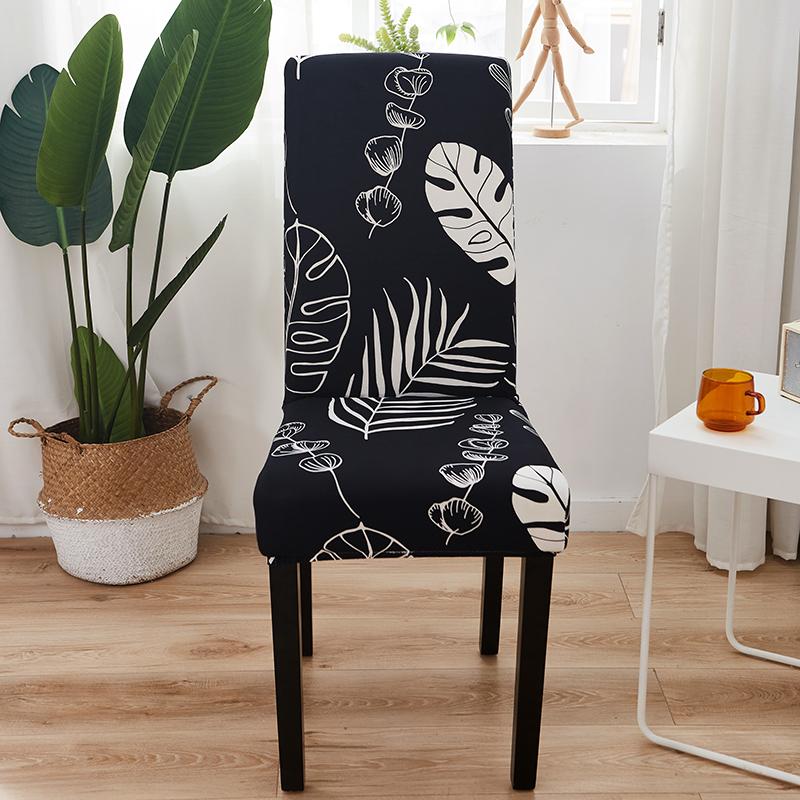 Four Seasons Universal Milk Silk Chair Cover Dust-Proof One Set Of El Conjoined Backrest All-Around Printing