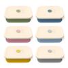 Portable Silicone Lunch Box, Food Storage Box, Portable Fruit Box, Microwaveable Food Container, No Deformation