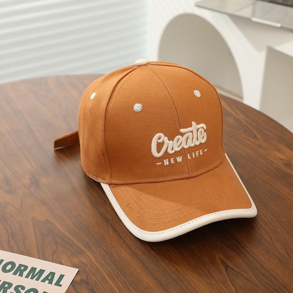 

NEW Adjustable Baseball Cap Windproof Sun Protection Children s Sun Hat Hip-hop Letter Embroidery Peaked Cap for Boys Girls оранжевый