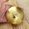 Round Incense Burner 9 Hole Incense Holder Incense Stick Plate Tray Palo Santo Holder Sage Holder For Mediation Yoga Ritual