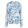 Women's Lightweight Zip Up Hooded Jacket with Pockets Long Sleeve Printed Sun Protection Outerwear for Outdoor Activities