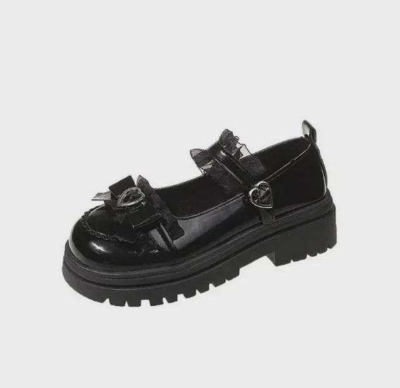 Women's 2024 French Mary Jane Loafers: Versatile Spring/Autumn Style, Perfect with Skirts - Trendy Leather Flats.