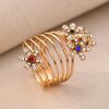 Best-selling Retro Bohemian Rhinestone Adjustable Ring