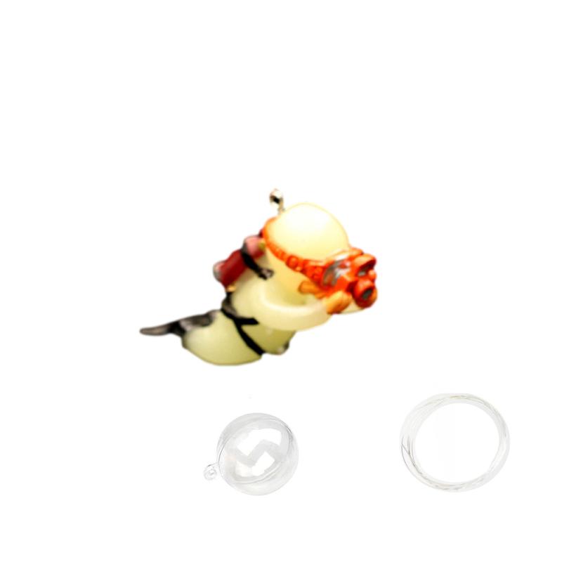 Resin Luminous Ornaments Floating Diver Simulated Underwater World Aquarium Fish Tank Landscaping