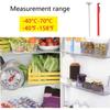Stainless Steel Probe Digital Temperature Gauge High Accuracy ±2℃ For Cold Chain Monitoring Food and Medicine Storage