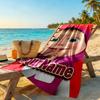 Masha Bear Customized Name Beach Towel Soft Durable Quick-Dry For Beach Bathroom Outdoor Swimming Pool Camping Picnic Yoga Diving Vacation Accessories