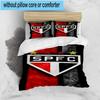 3pcs Paulo Fc Emblem Printed Bedding Set Duvet Cover Closure Includes 1 Duvet Cover & 2 Pillowcases Bedding Sets Home Decor Gifts