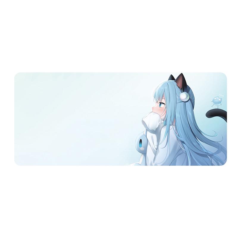 Nekoha Shizuku Extra Large Anime Mouse Pad with Precision Stitched Edges