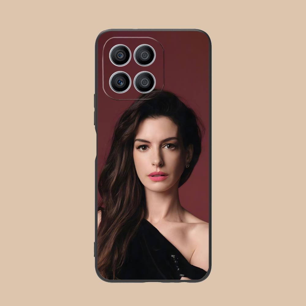 

Anne Hathaway Mobile Phone Case for Honor 90 80 70 60 50 30 20 10 9 8 7 Pro S SE Lite 5G Colorful Printing Cover Cover Pretty Honor 8
