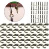 40pack Retros Bronze Iron Hook Featuring Included Hardware For Quick Installation Perfect Gift For Any Space