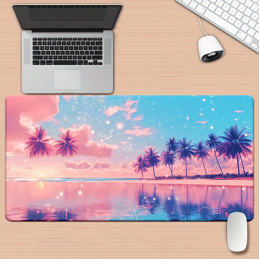 Study Desk Mat Gaming Mouse Pad Cloth Surface Non Slip Rubber Base Large Desk Mat for PC Laptop Keyboard 400x800x2mm