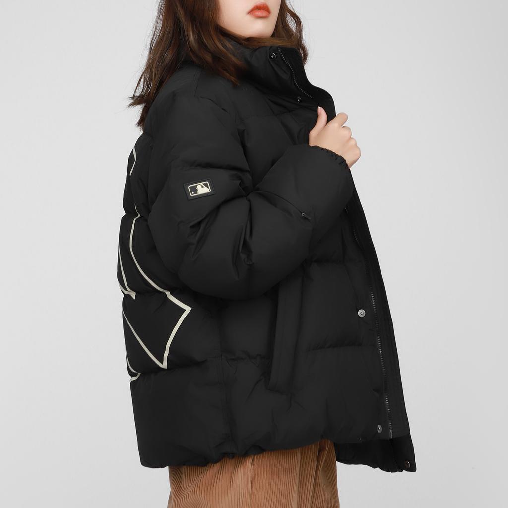 New MLB New York Yankees Down Jacket Cropped Unisex Black 3ADJB0116-50BKS