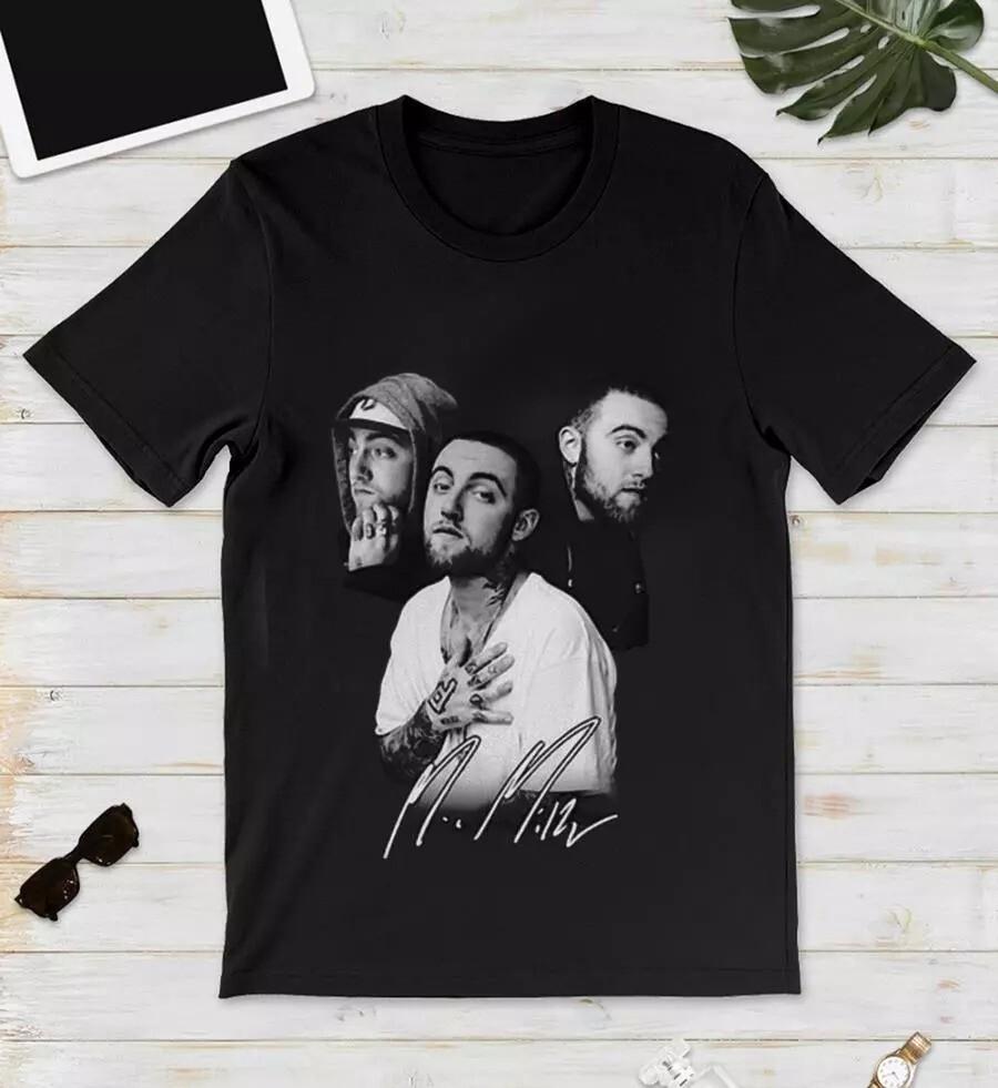 Mac Miller Black Cotton Shirt Unisex Tee All Size S-5Xl Short Unisex T-Shirt