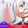 10pcs Super Absorbent Reusable Cleaning Wipe Non-Stick Oil Cleaning Towels  Household