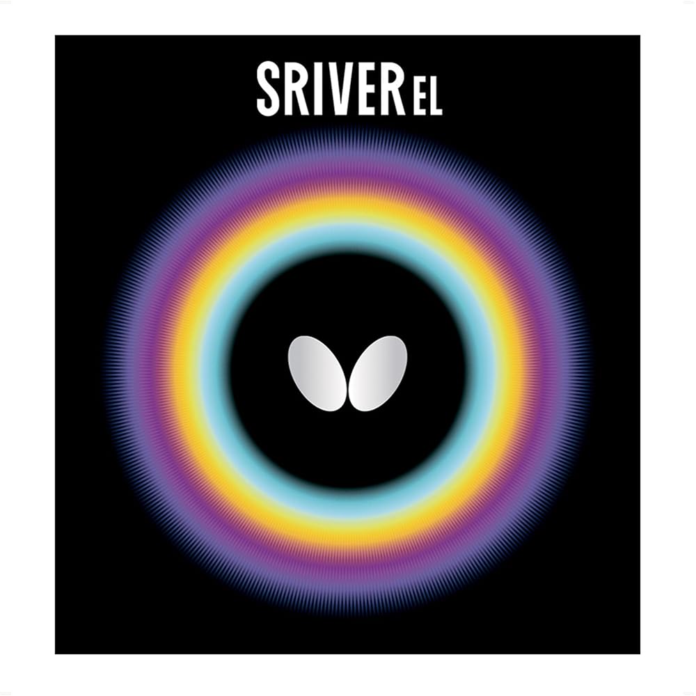 Butterfly Sriver EL 05380 006 Thick Table Tennis Rubber 2.1mm Red