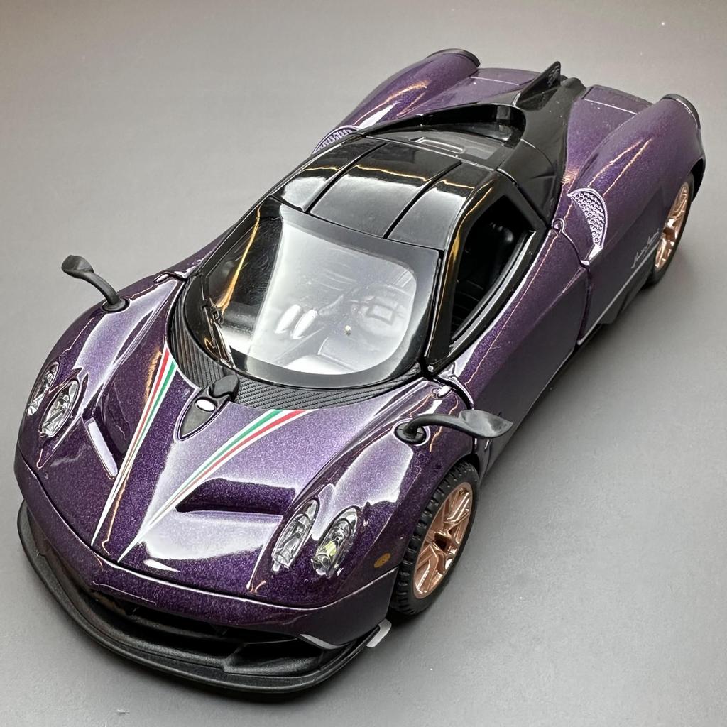 1/32 Scale Pagani Huayra Dinastia Supercar Alloy Diecast Model Car Computer Desktop Ornament High Simulation Model Gift for Friend