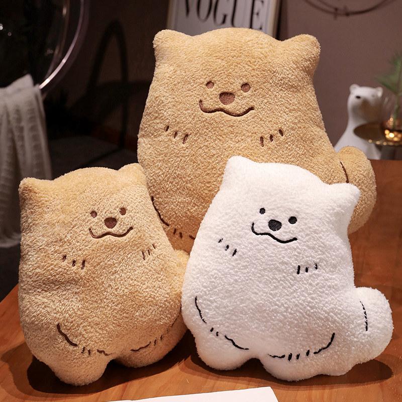 Cartoon Dog Pillow Puppy Doll Plush Toy Doll Girl Sofa Nap Pillow Pillow Holiday Gift