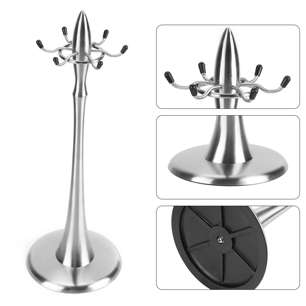 Stainless Steel Cooking Utensil Stand Kitchenware Spatula Scoop Spoon Rotating Storage Rack