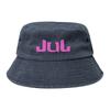 Chapeau seau Logo Rapper Street Jul France Adolescent Protection UV Randonnée Jean Lavé Chapeaux de Pêche Chapeaux Bob