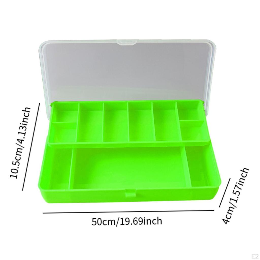 Fishing Gear Organizer Case with Dividers for Bait Storage And Outdoor Use