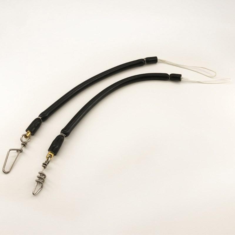 Heavy Duty 15.75in Shockcord Professional Equipment Accessory Spearfishing Shock Cord with Stainless Steel Snap