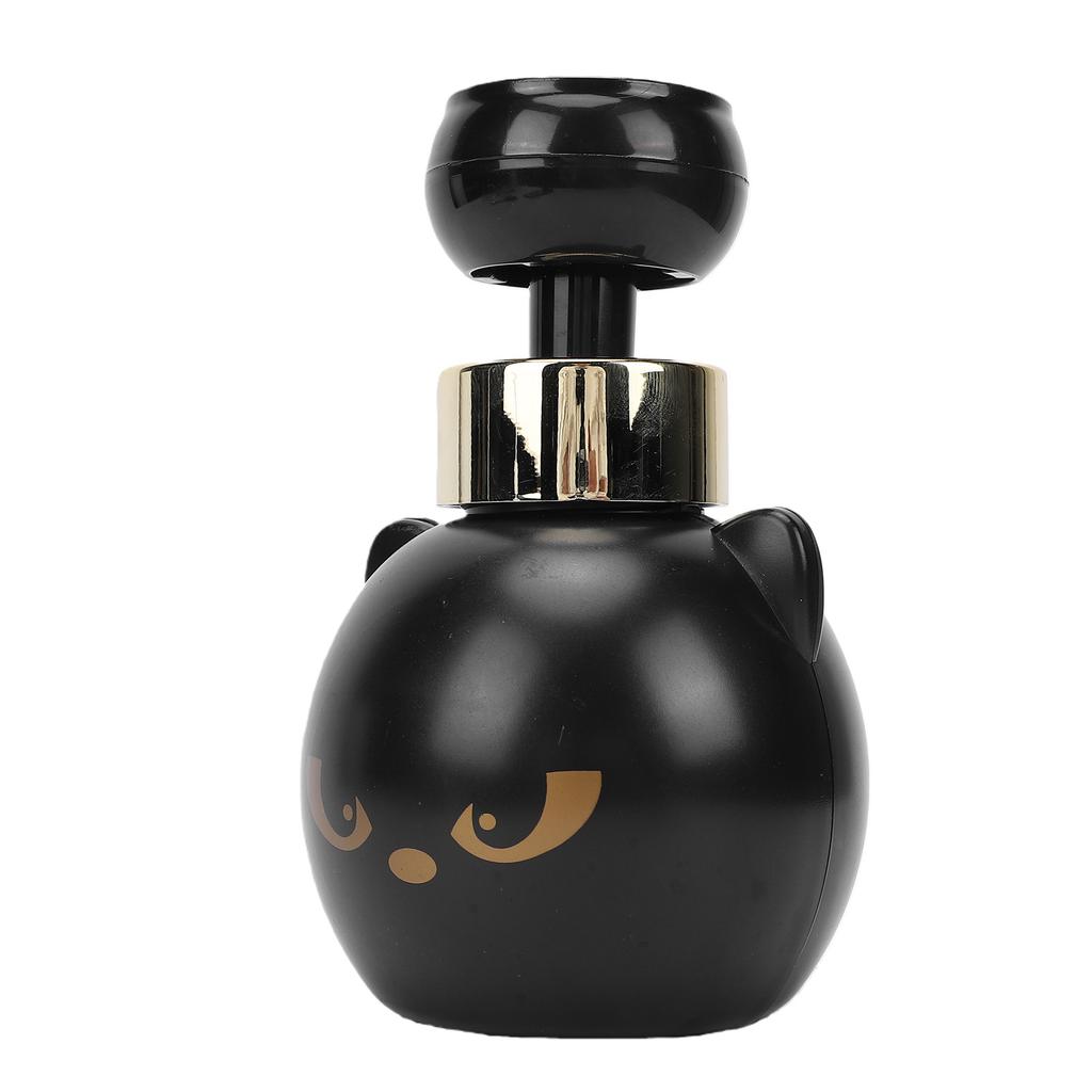 Cute Cat Paw Foam Soap Dispenser Refillable Foaming Pump Bottle Creates Paw Shaped Foam for Bathroom Kitchen Black