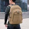 Waist Support Extra Durable 50L Canvas Backpack Men's Large-Capacity Outdoor Backpack Durable Travel Pack