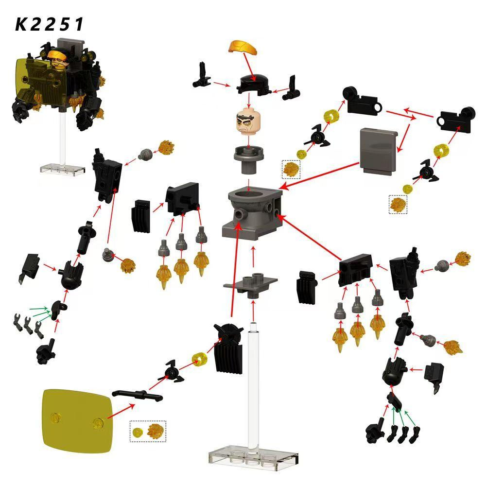 2026 New Skibidi Toilet Man Figures Blocks TvMan Titan Cameraman Speakerman Puzzle Bricks Action Figures Model Toy Birthday Gift
