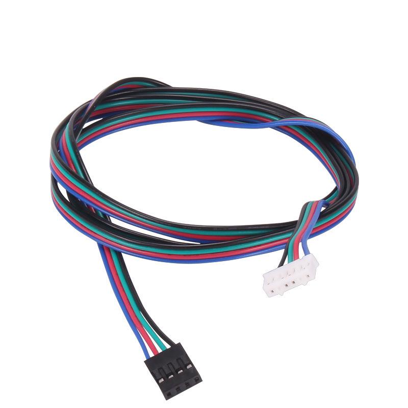 Qipang 3D Printer Stepper Motor Cable, 6-pin to 4-pin Female Connector with XH2.54 Terminals