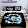 Grêmio FBPA Printed Pattern Duvet Cover Set – Includes 1 Duvet Cover and 2 Matching Pillowcases Bedroom Decor Christmas Gifts