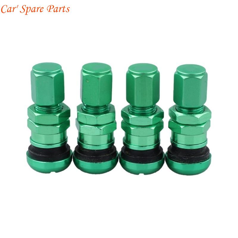Y4UA Multifunctional Car Tire Valves Stems Cores Aluminum with Protective Caps for Various Vehicle Extreme Driving Conditions